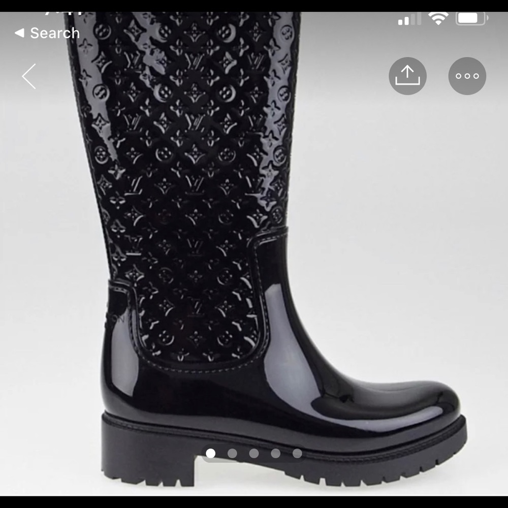 Authentic LV rain boots
